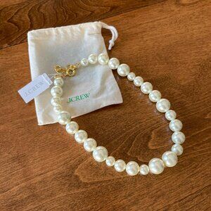 J. Crew pearl ball necklace NWT